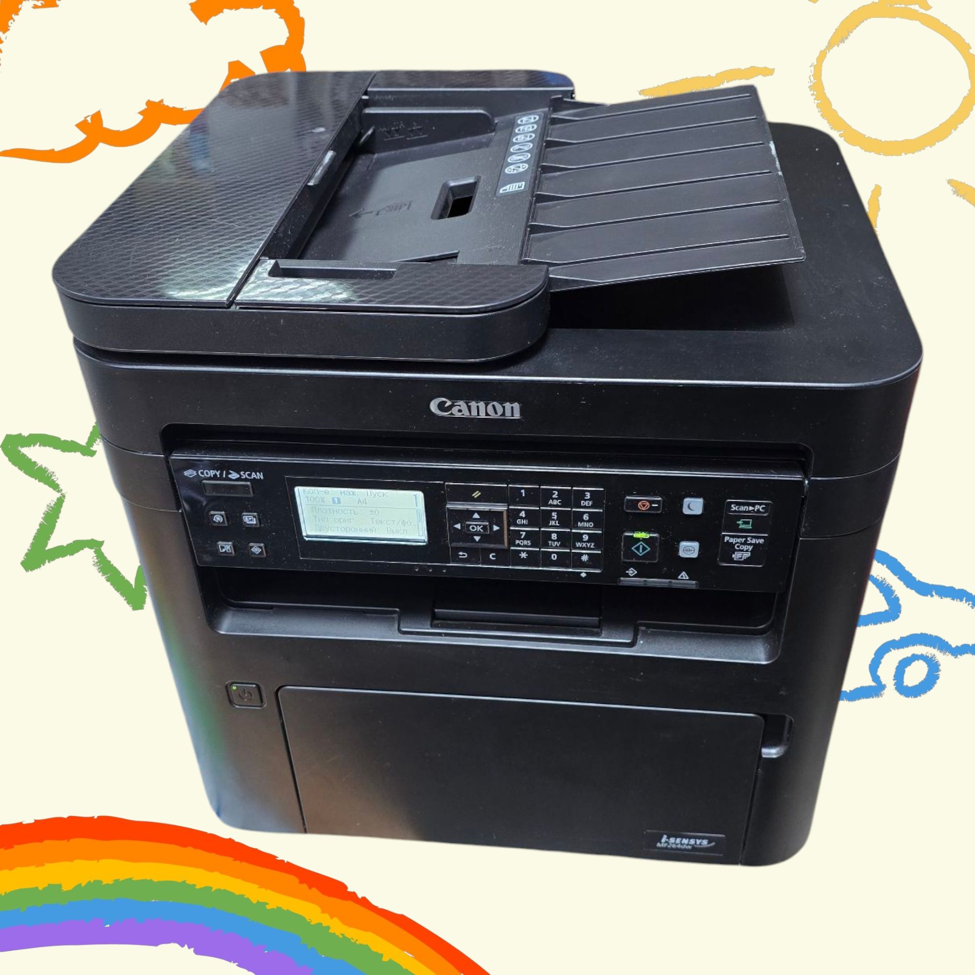 Canon MF264dw. МФУ 3 в 1. Принтер. Сканер. Скерокс