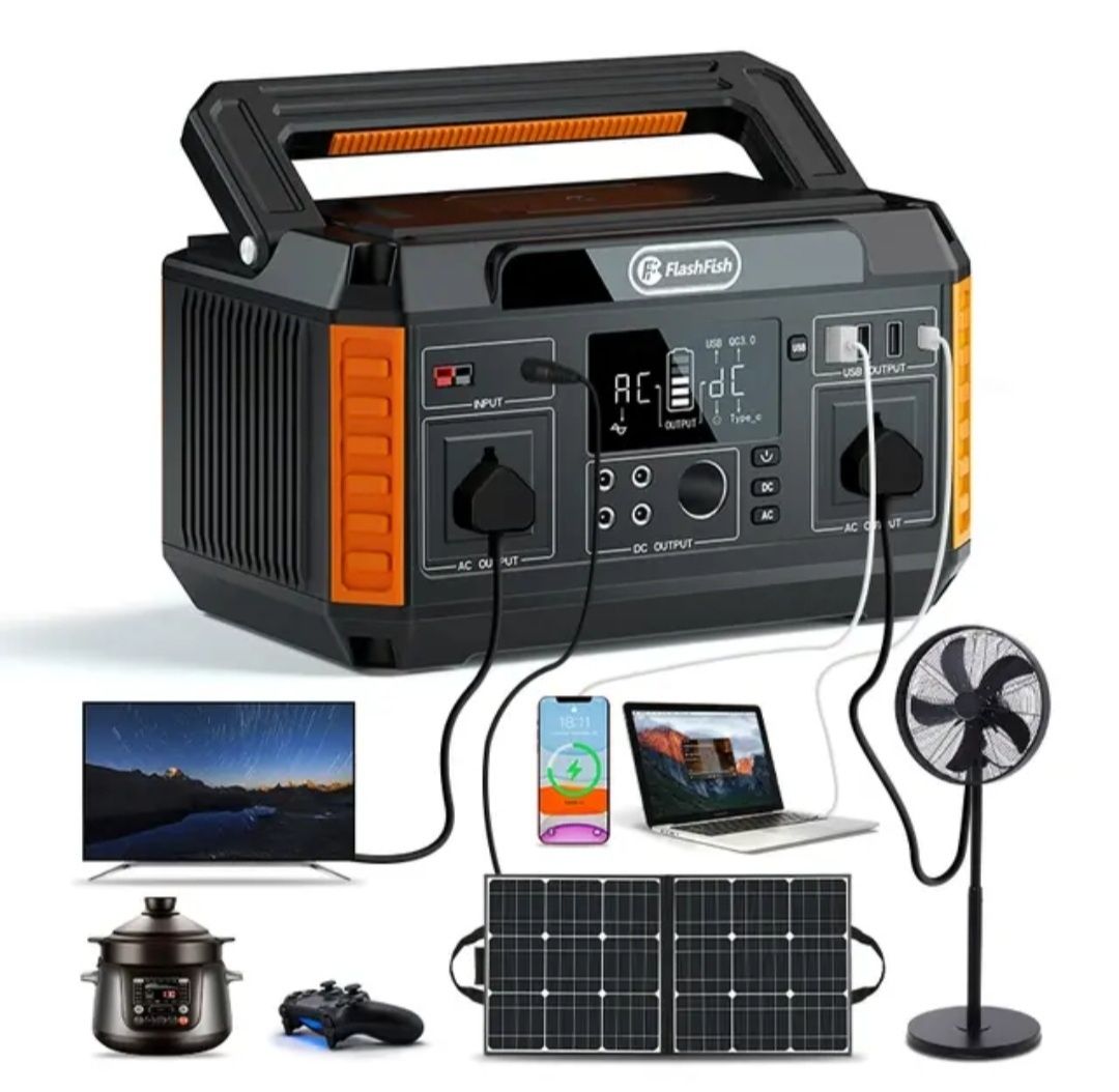 Портативная зарядная станция  Flashfish P60 (560W, 140400мАч)