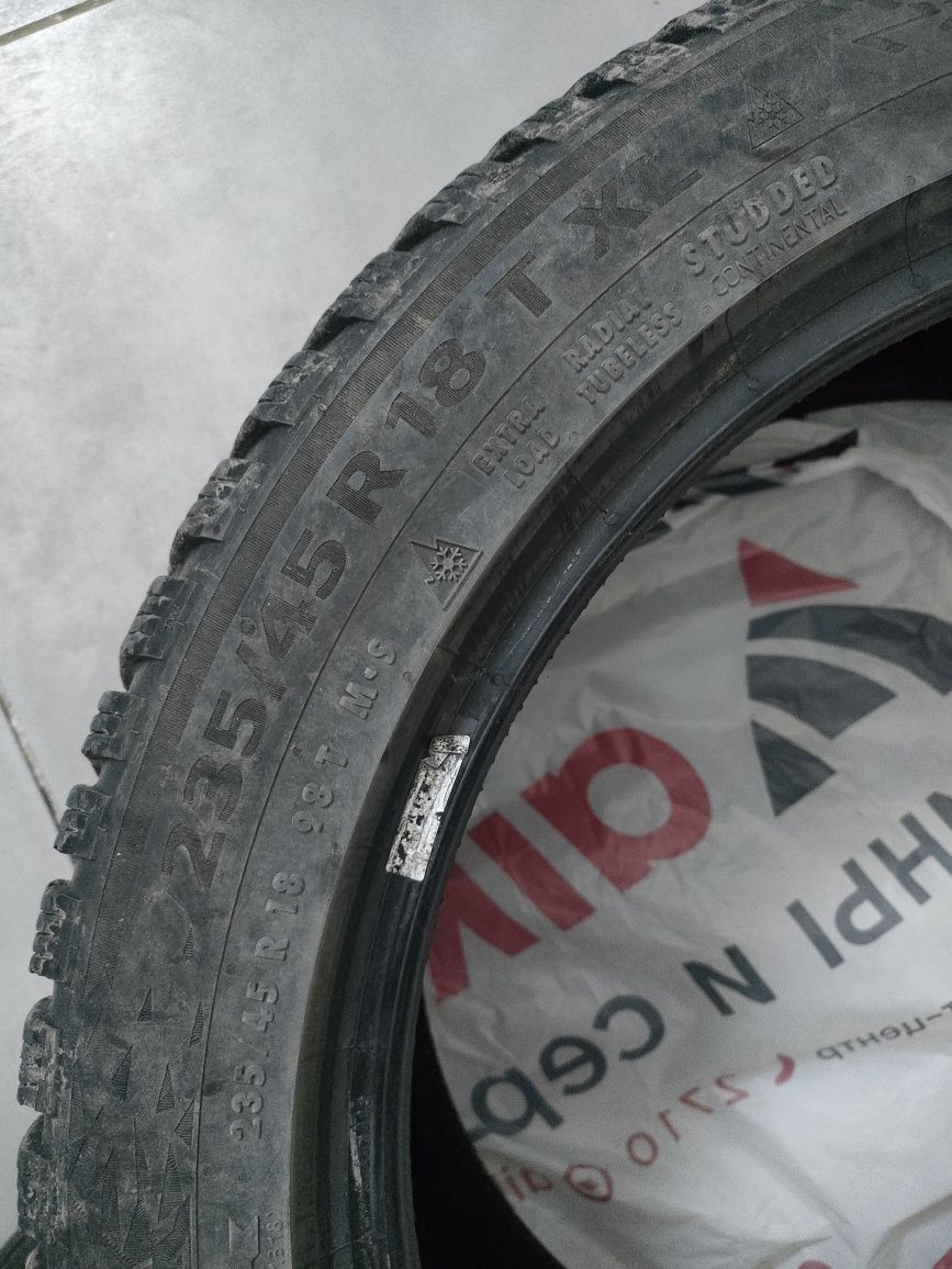 Продам шины зимние Continental 235/45 R18