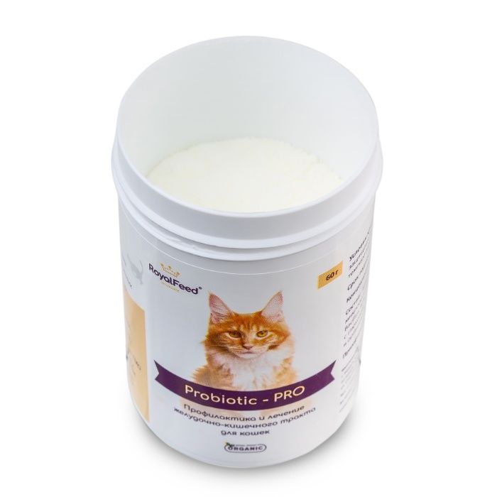 Для желудочно-кишечного тракта для кошек, Probiotic - PRO - 60 гр.