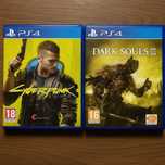 Cyberpunk 2077 и Dark Souls III. Игры Диски ps4 ps5