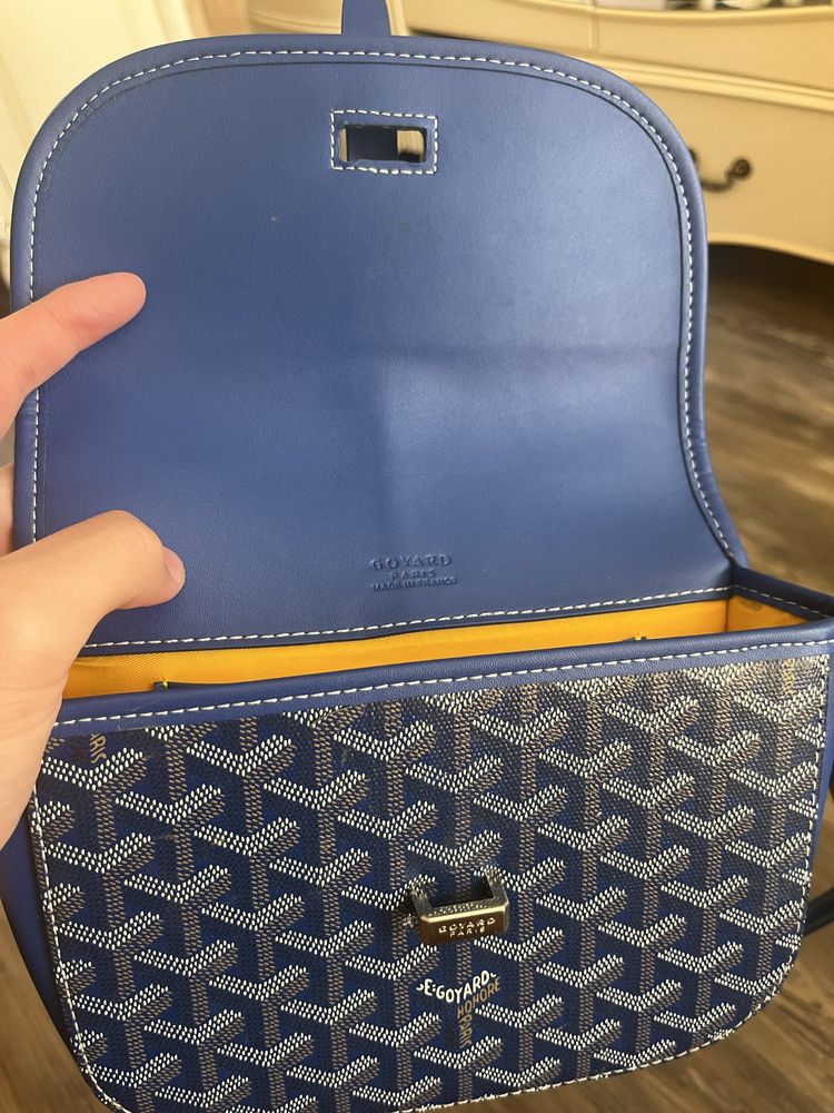 Барсетка Goyard синяя