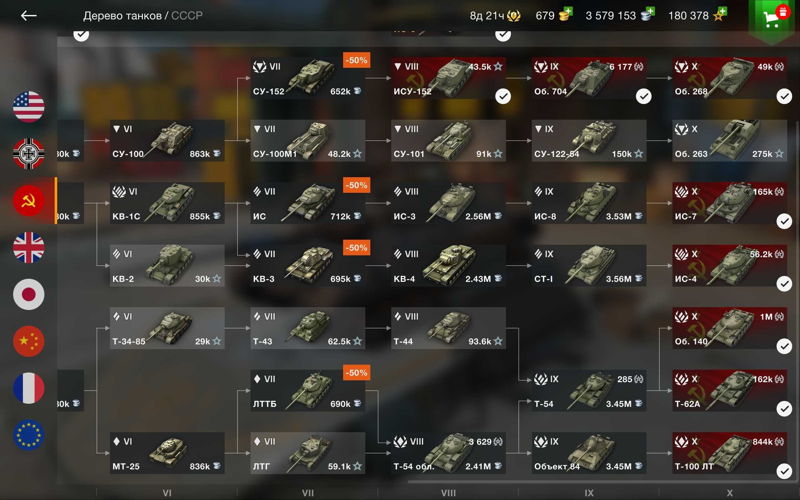 Продам аккаунт WOT BLITZ