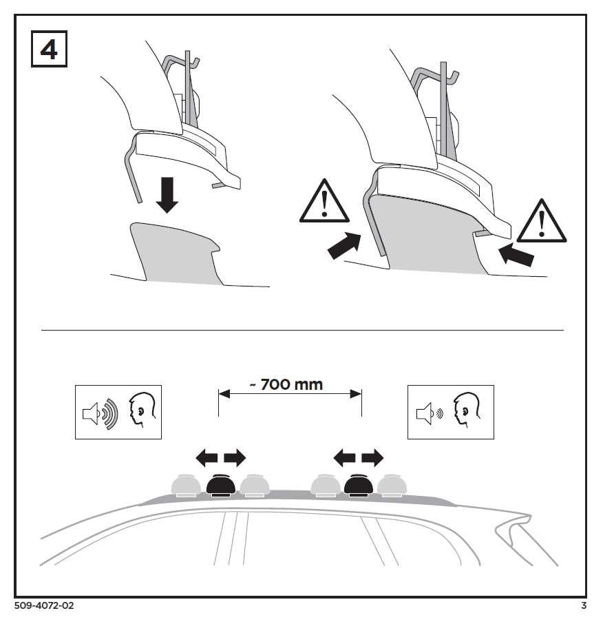 Thule Kit 4072 - адаптер крепления для WingBar Edge