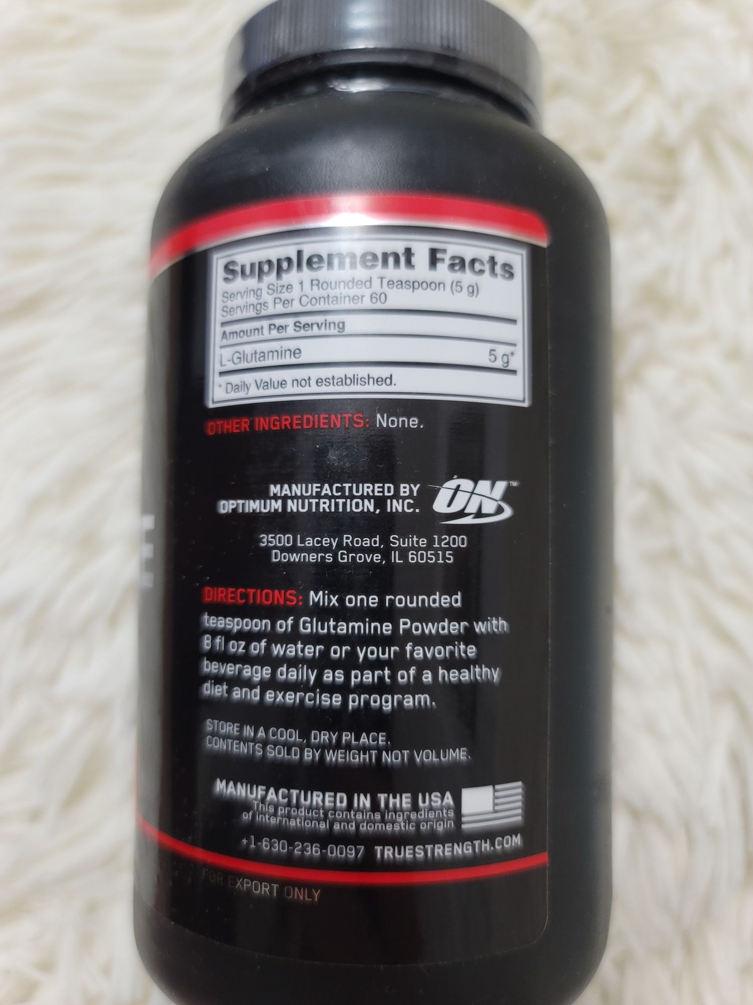 Глутамин Glutamine порошок, без ароматизаторов, 10,6 унц. (300 г)