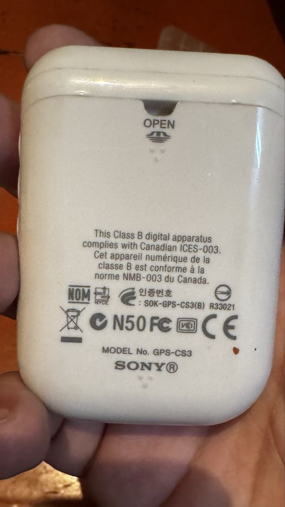 Gps sony cs3, gps unit