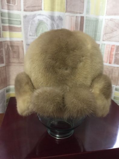 Шапка норковая женская