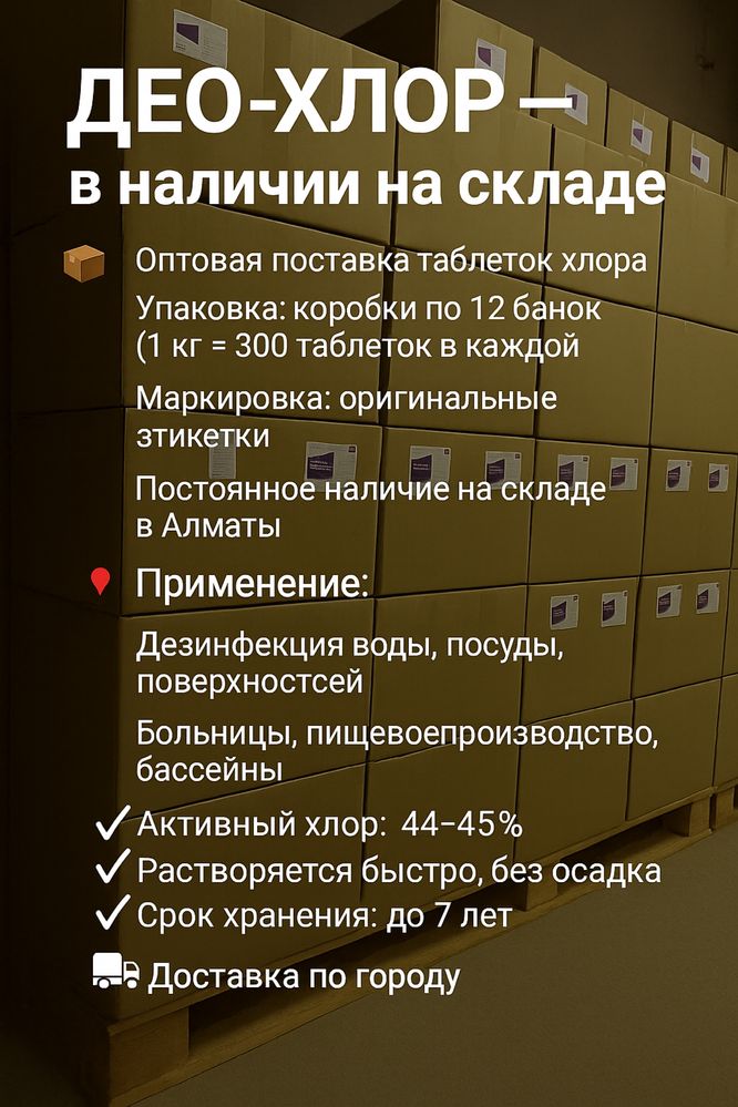 Деохлор в таблетках