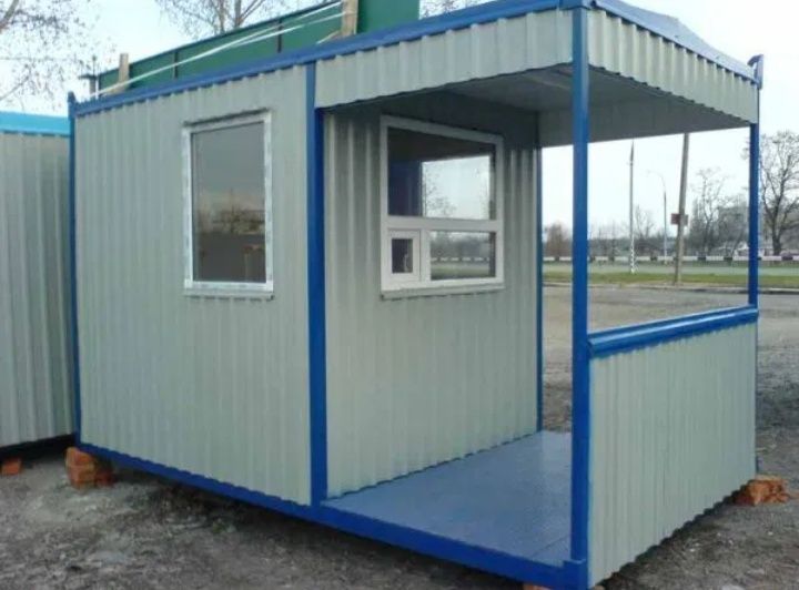 КПП охран пост Контейнер жилой Утепленный 20/40/45 тонн