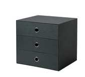 Органайзер для канцтоваров, мини-комод с 3 ящиками, Икея IKEA