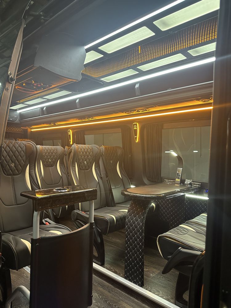 Аренда микроавтобуса Mercedes Sprinter, Мерседес Спринтер, Vip, Вип