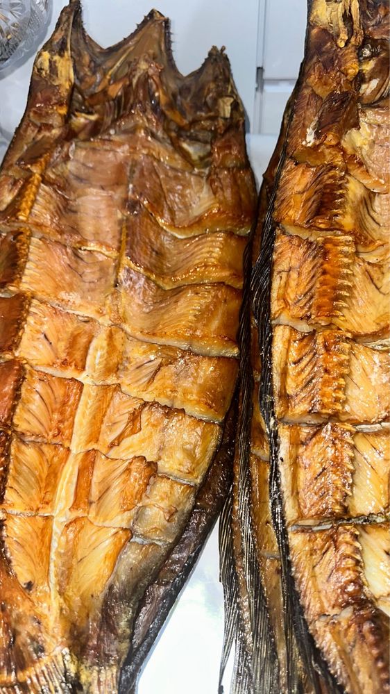Копченая рыба очень вкусная