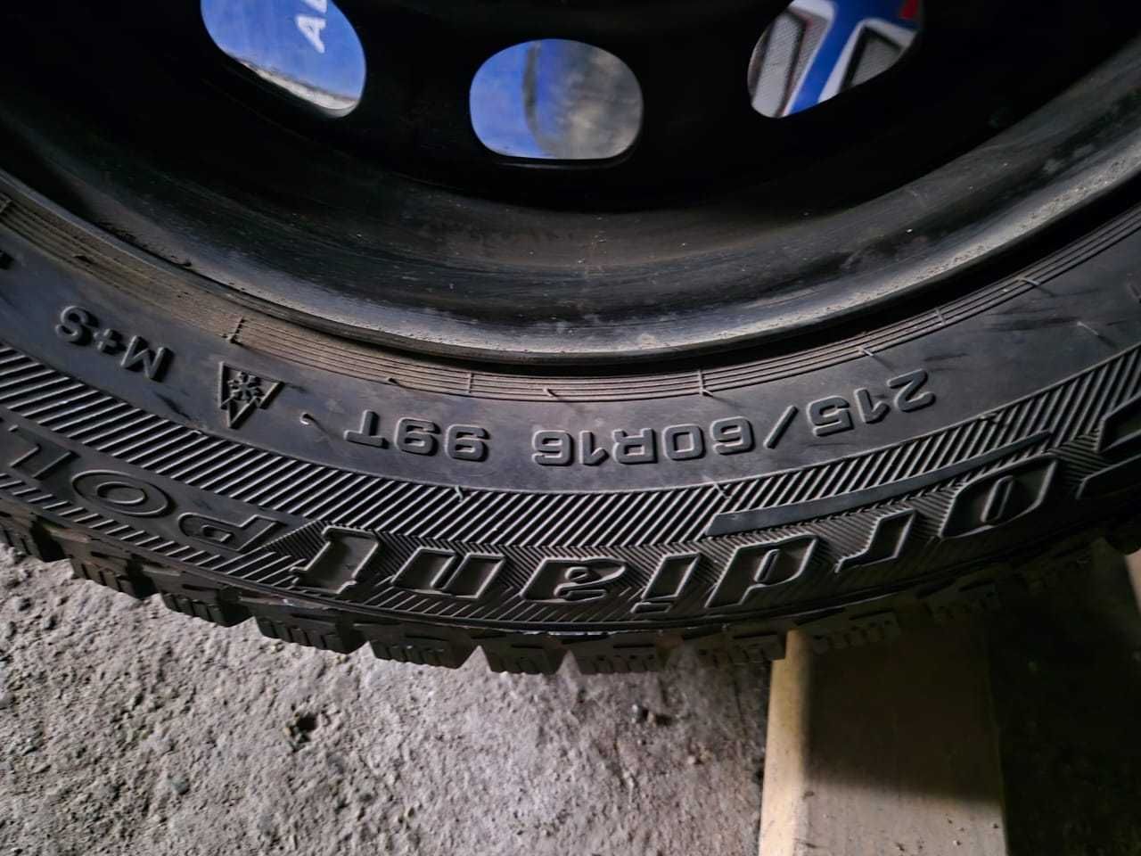 Зимние шины 215/60-R16