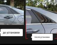 Задние треугольные шторки (жабры) хундай елантра CN 7