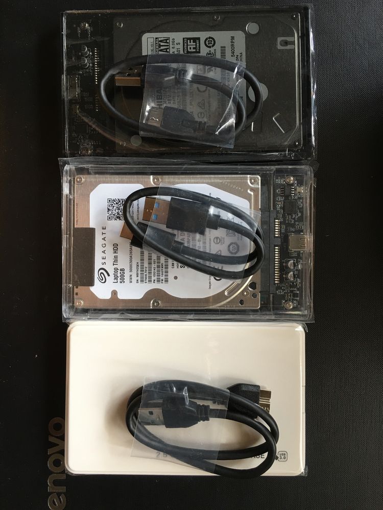 Жёский диск USB 3.1 500Gb. 1T.