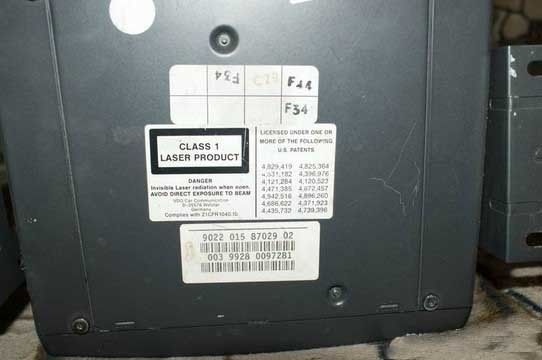 Авто Навигатор и пульт навигатора Philips-Carin (рабочий, на запчасти)
