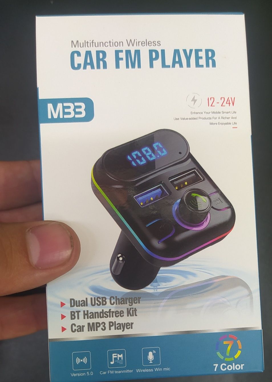 Блютуз модулятор Bluetooth FM трансмиттер