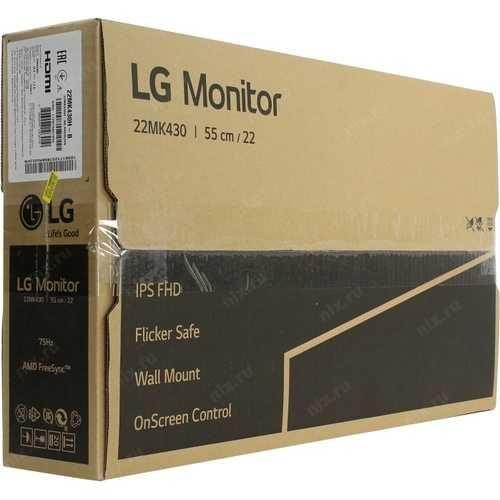 Продам монитор LG - 22", IPS, 75 Гц