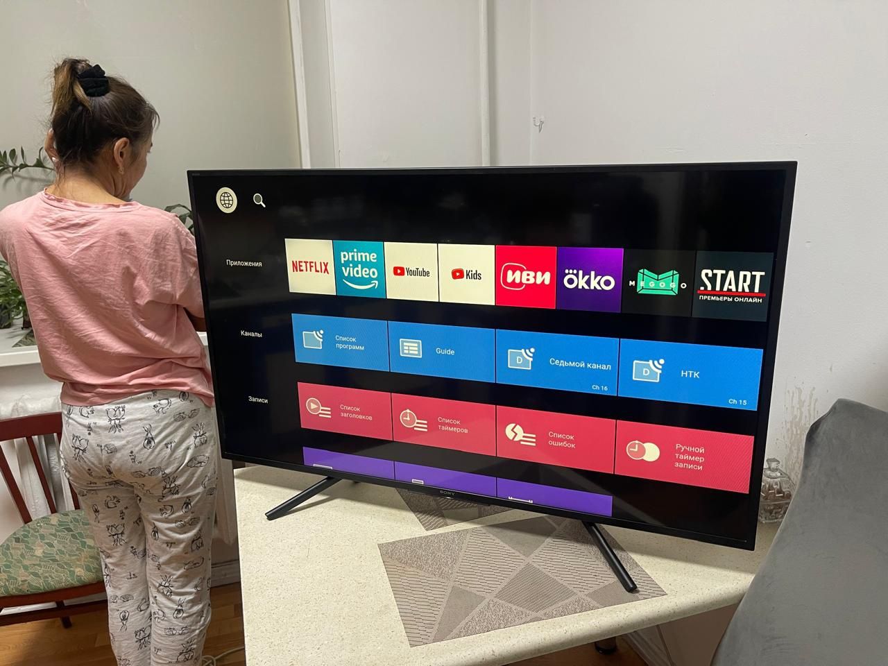 Смарт телевизор Sony Bravia 130 см smart tv WiFi YouTube