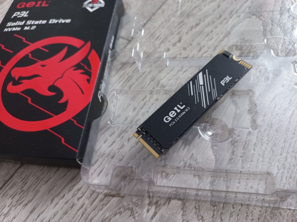 M.2 SSD диск GEIL P3L 512GB, NVMe! Состояние идеальное!!!