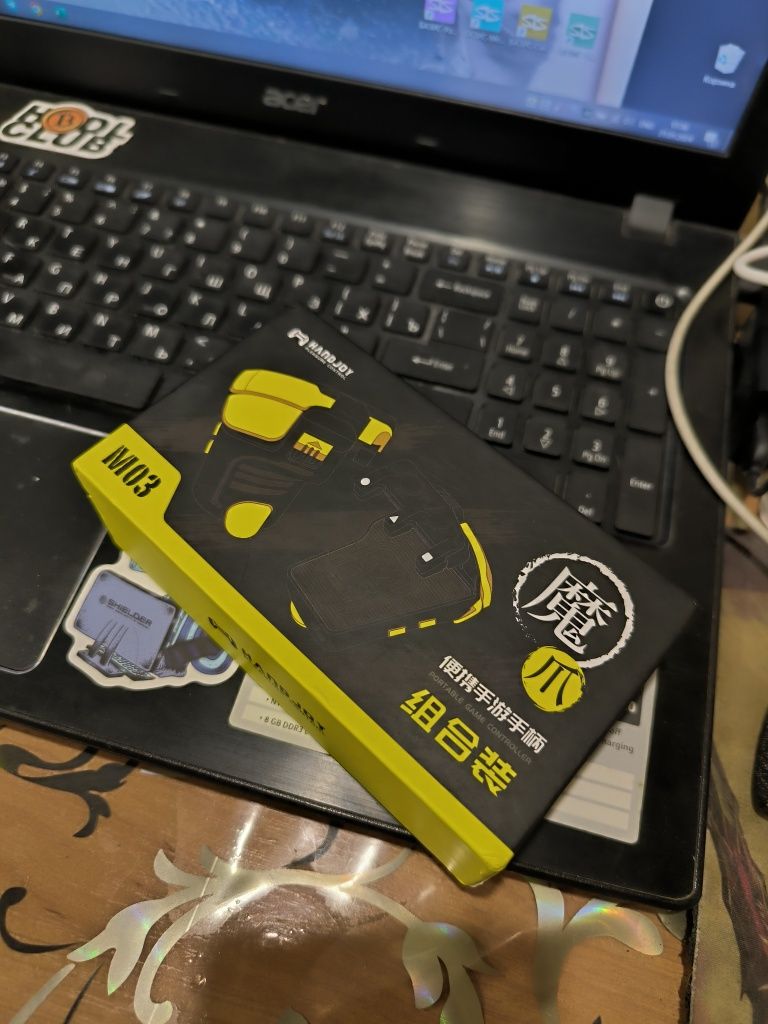 HANDJOY M03 емкостные триггеры с макросами для телефона