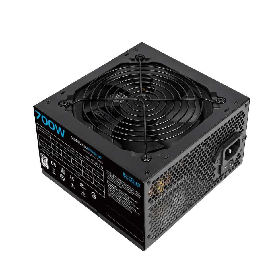 Блок питания PCCooler HW700-NP, 700W, HW700-NP