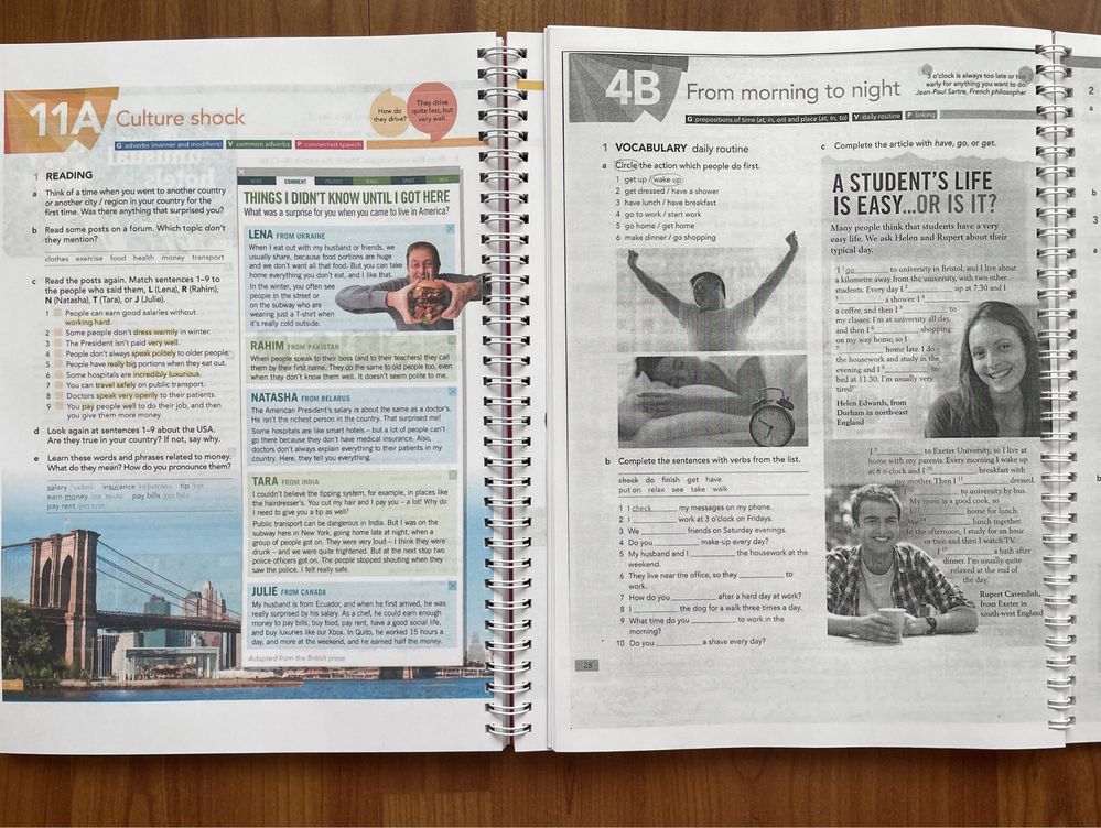 English file fourth edition elementary beginner pre intermediate upper