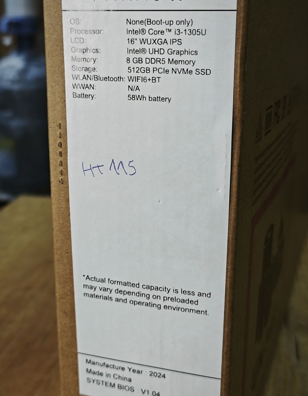 Ноутбук Новый Acer Aspire 16 | Core i3-1305U | NVMe 512Gb
