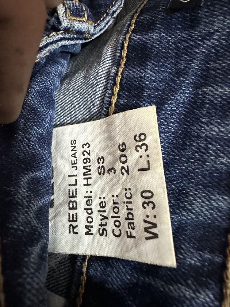 Мужские джинсы w30 L36