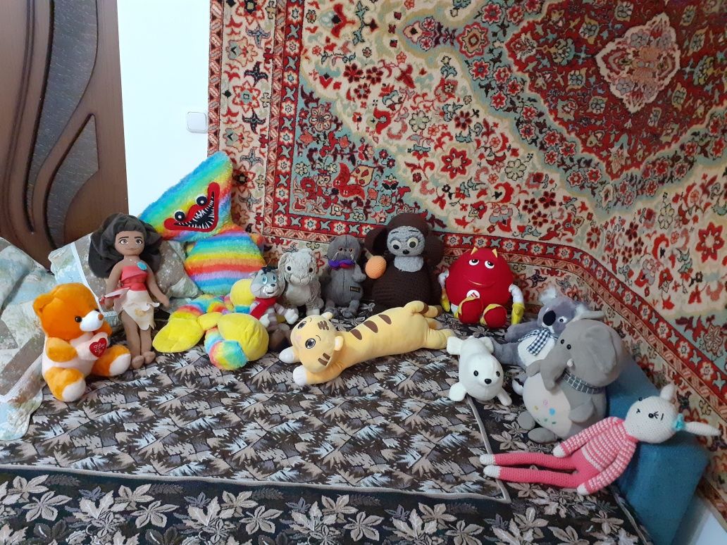 Игрушки мягкие   .