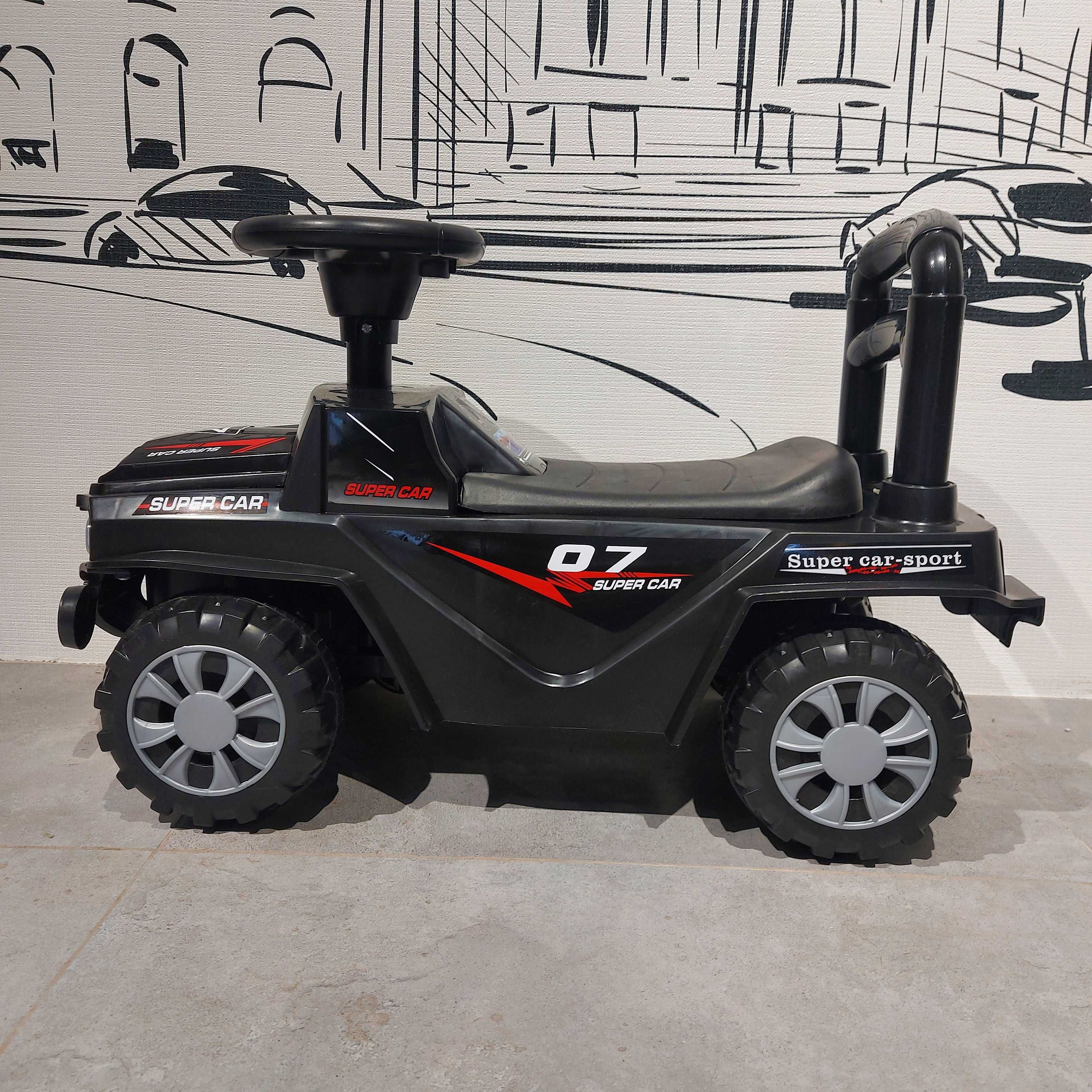 Дерзкий Музыкальный Толокар "Super Car 07". Машинка. Каталка. Талакар.