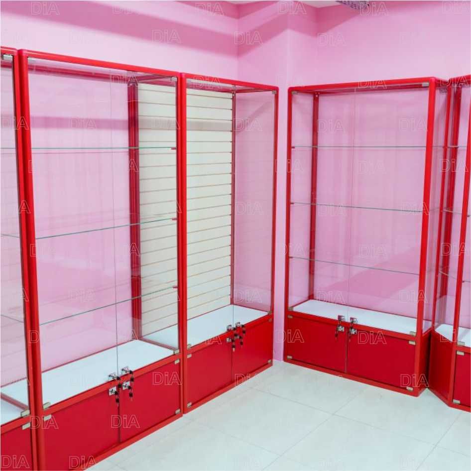 Витрина торговая из профиля и стекла, Акция,прилавки,для магазина asvi