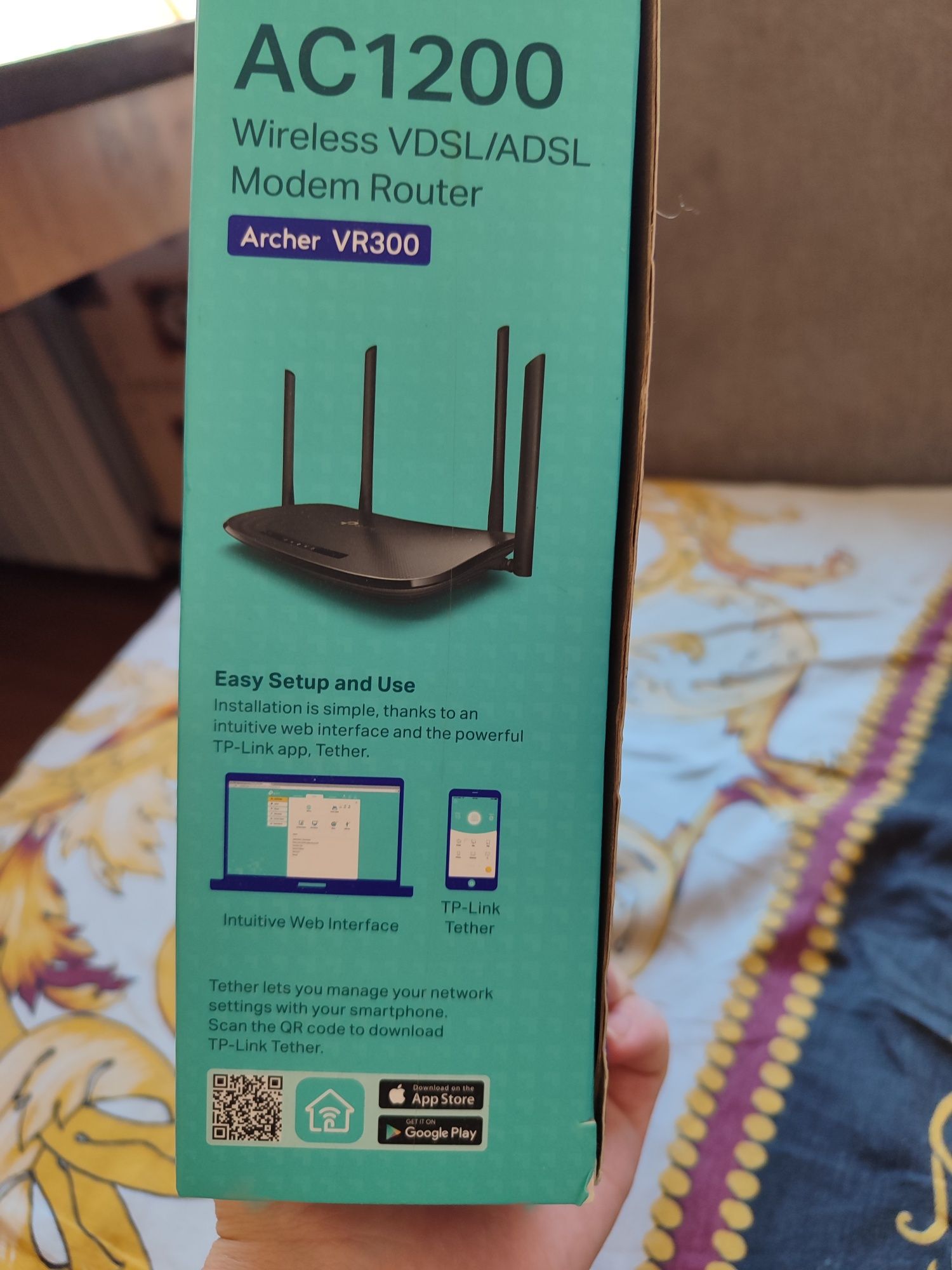 Wi-fi роутер tp-link VDSL/ADSL в прекрасном состоянии
