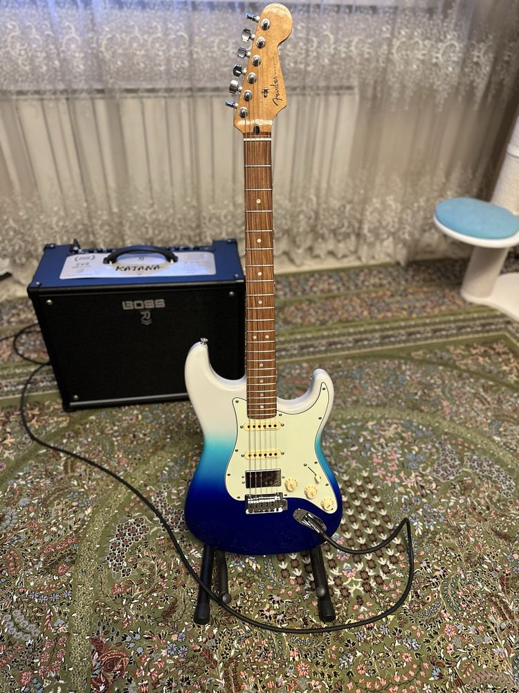 Fender Player Plus Stratocaster HSS Belair Blue в отличном состоянии