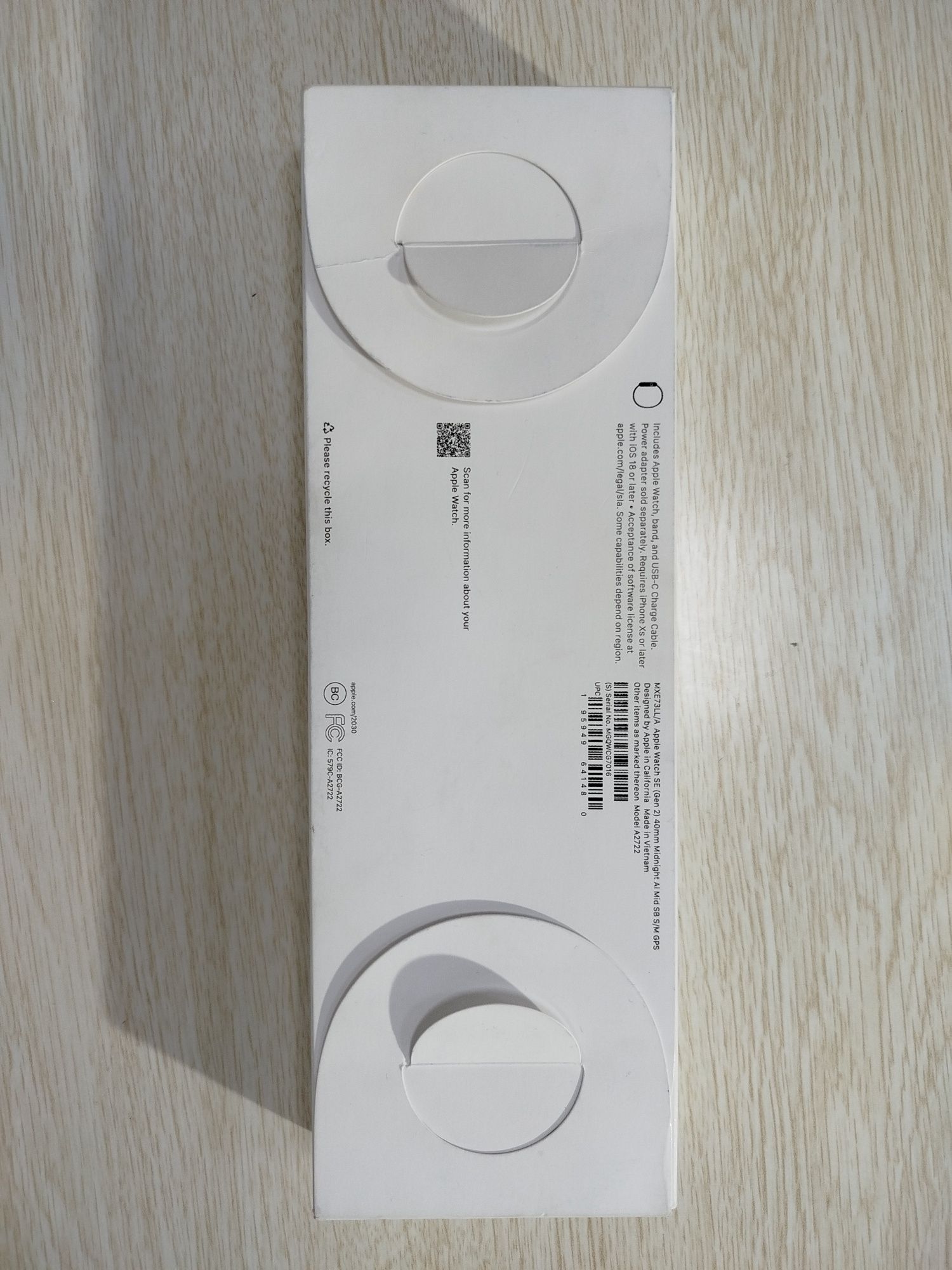 Apple Watch SE Gen 2 40mm Midnight
