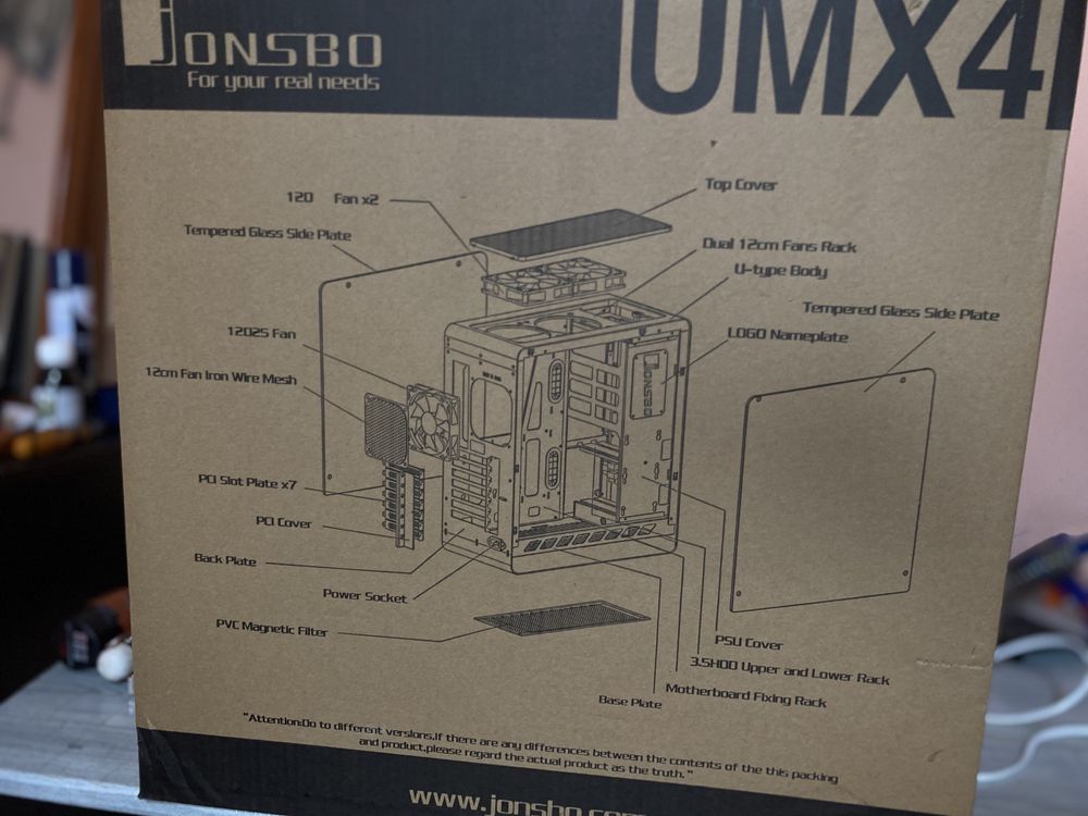 Jonsbo UMX4 стильный корпус