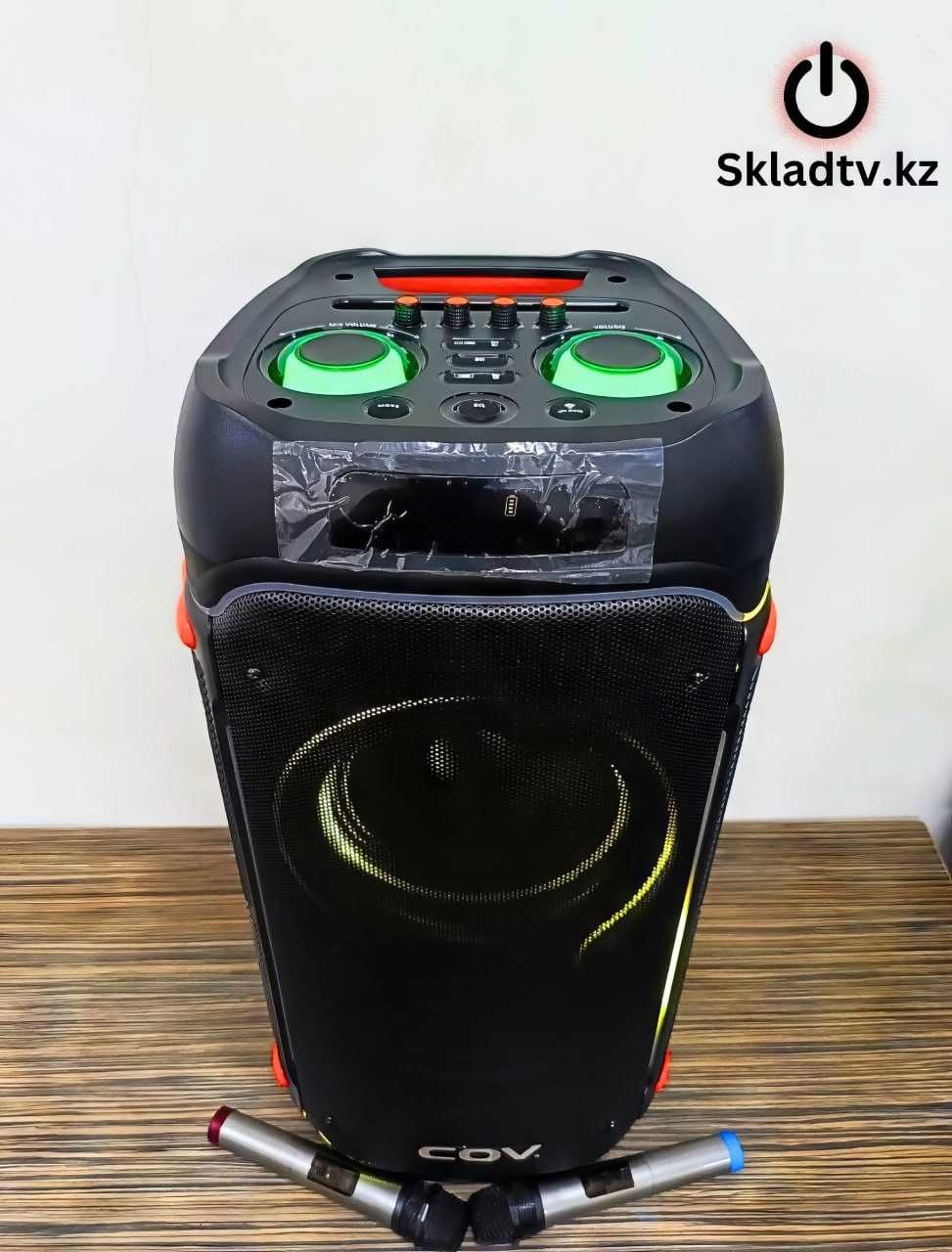 Акустическая-профессиональная AUX USB KARAOKE BLUETOOTH Колонка 150w