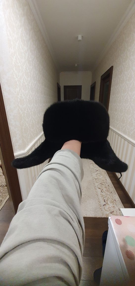 Норковая шапка новая