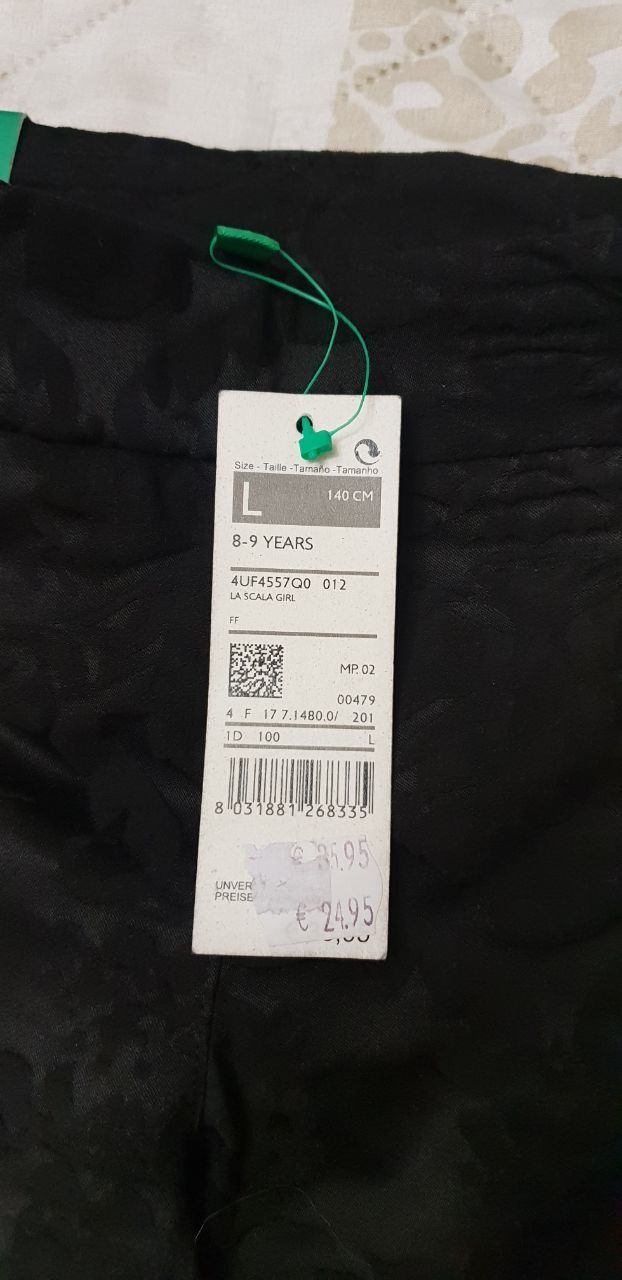 Benetton Детские брюки на девочку 8-10 лет Новые
