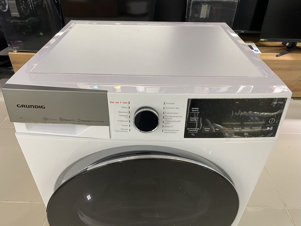 Сушильная машина Grundig GT 77824FW, белый, новый, 9 кг, 10273/А10