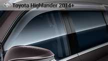 Оригинальные ветровики TOYOTA HIGHLANDER 2014+