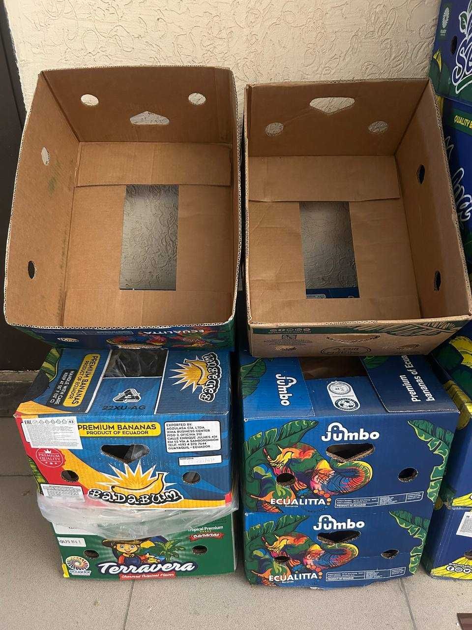 Продам прочные банановые коробки