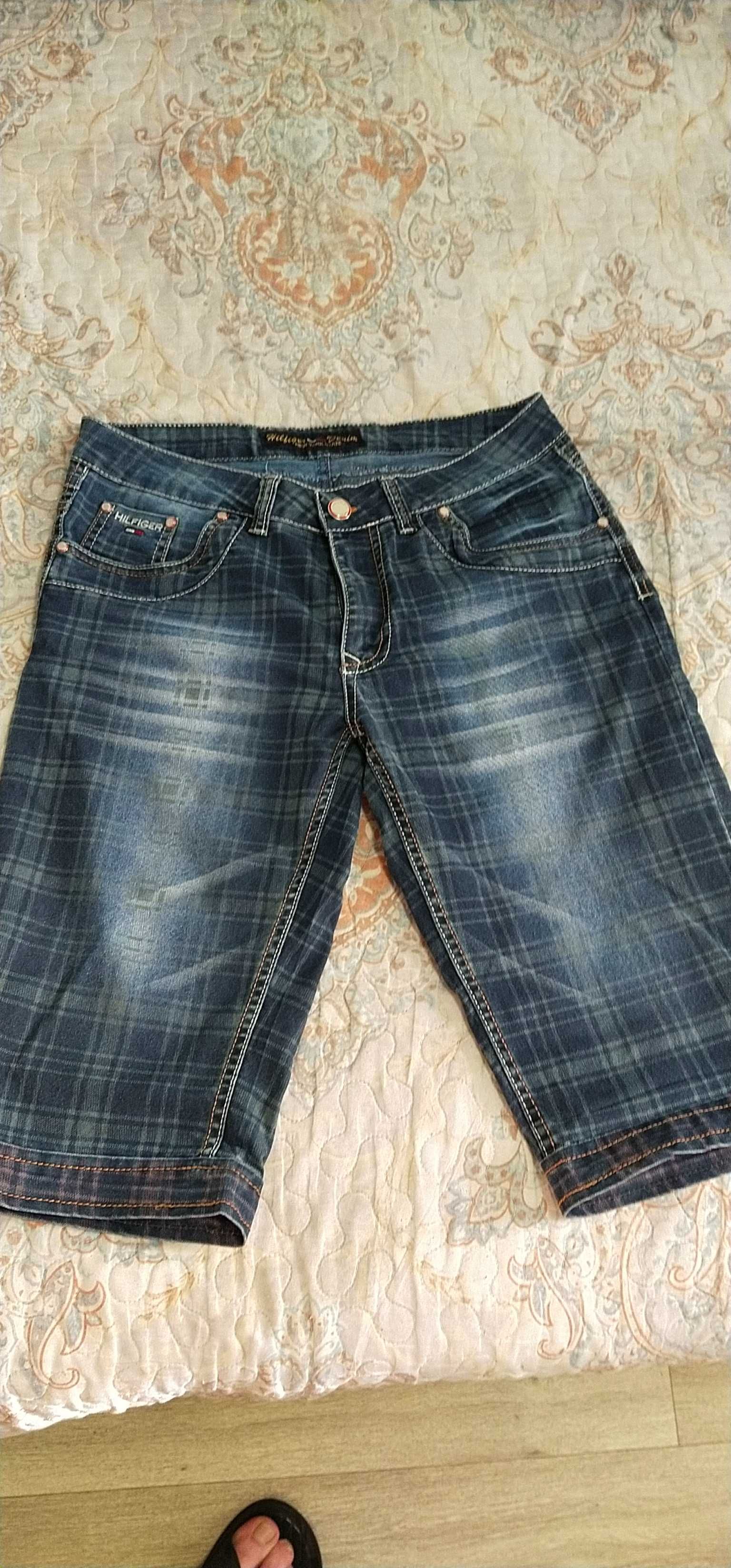 Шорты штаны Armani,EA7 Tommy Hilfiger.Бренд Унисекс.Натурал.