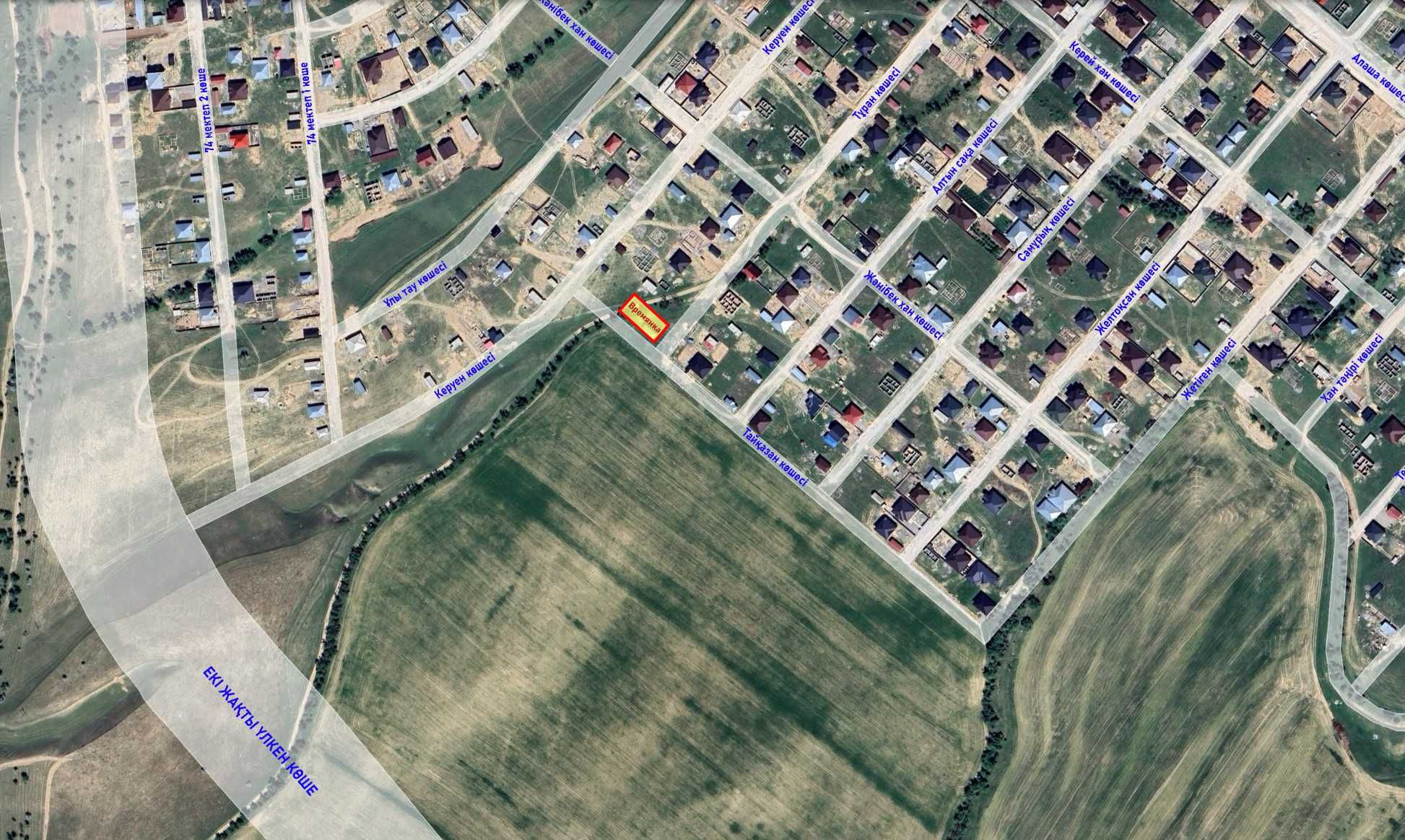 Бітпеген времянка сатылады, Қарасу (Черновод), Тұран көшесі