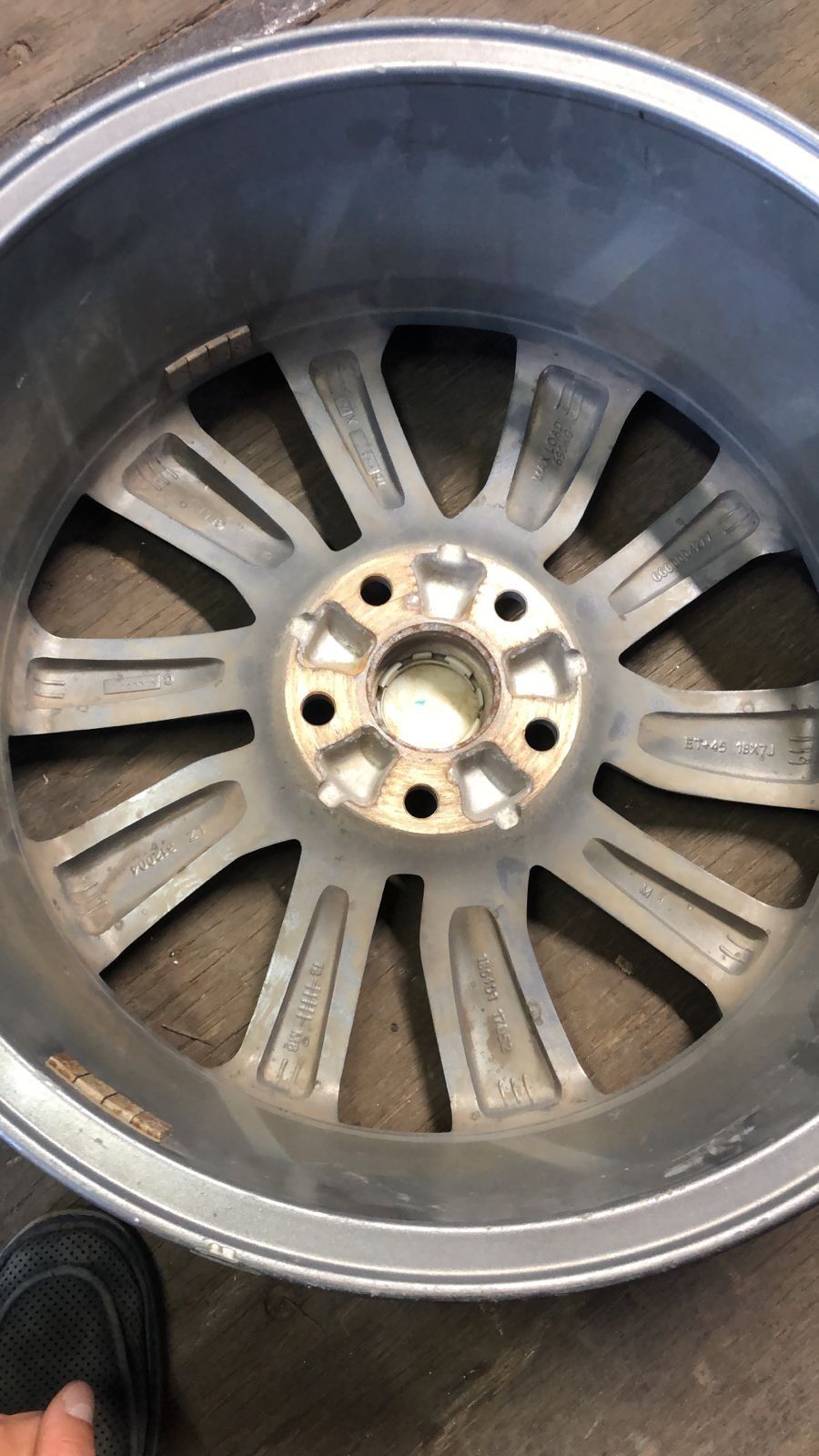 JEELY диск r18×7j 45 вылет 1 шт на запаску, ровный