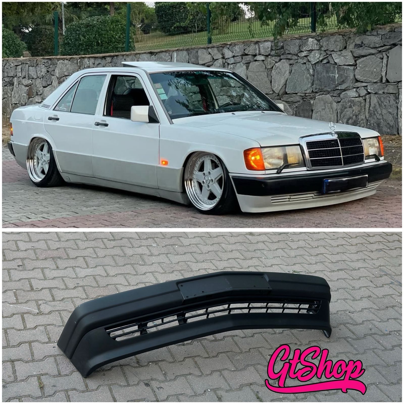 Бампер Мерседес w190 ббс Тайвань передний бампер