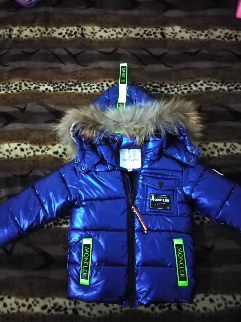Детская зимняя одежда фирмы  MONCLER
