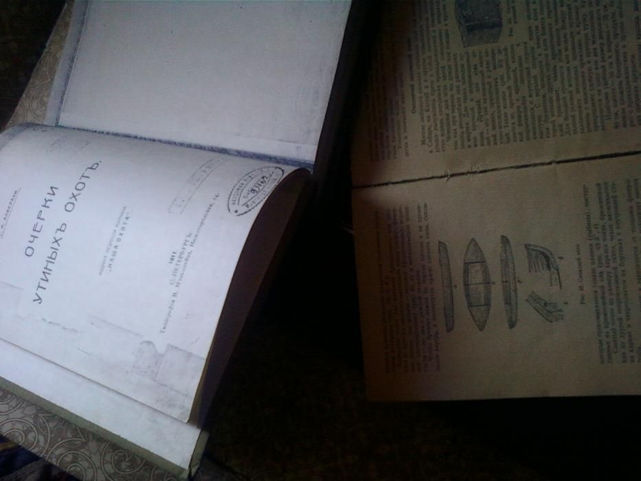 Книга Очерки Утиных Охот Алфераки 1900 И Снаряжение и ИнвентарьОхотник