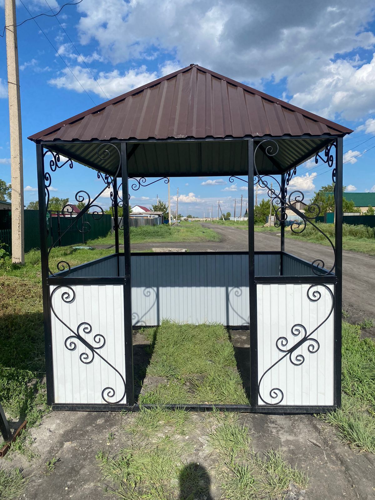 Беседка кованая, ручной работы