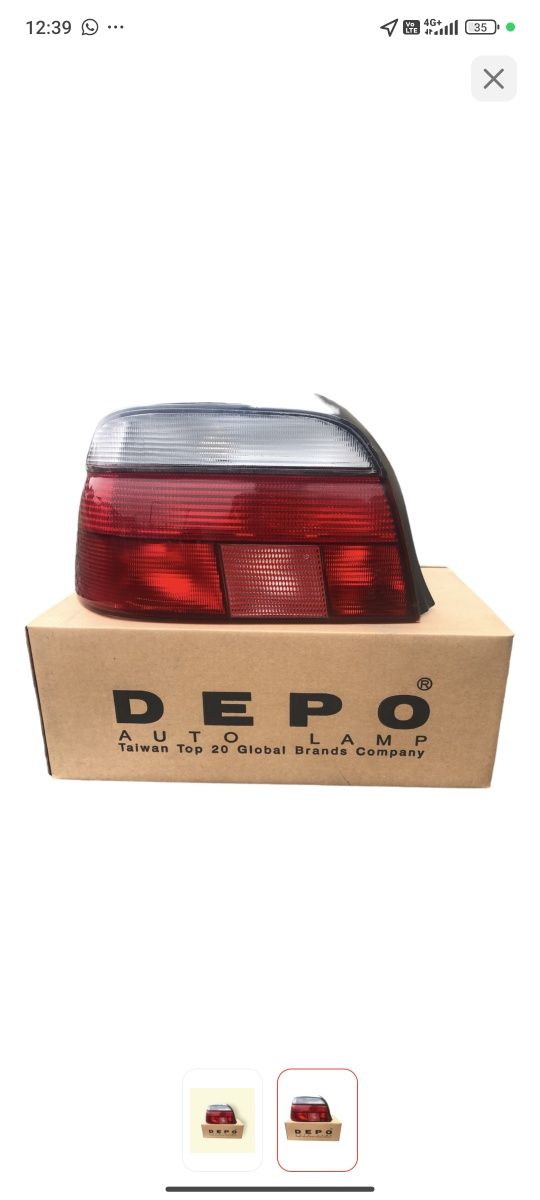 Продам на е39 задний фонарь depo